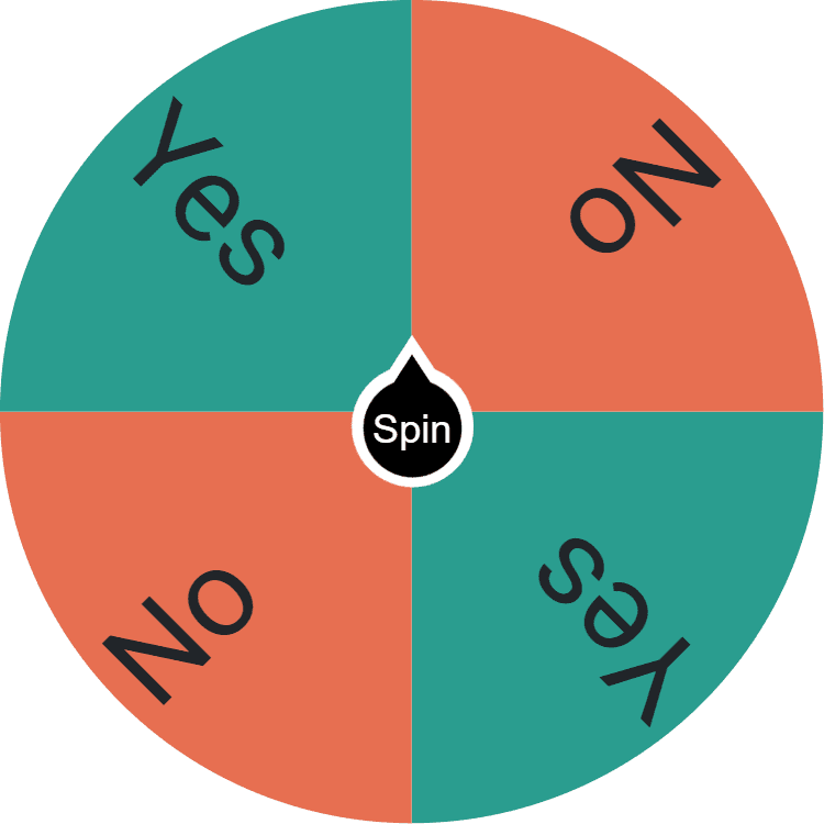 Yes or No Wheel preview